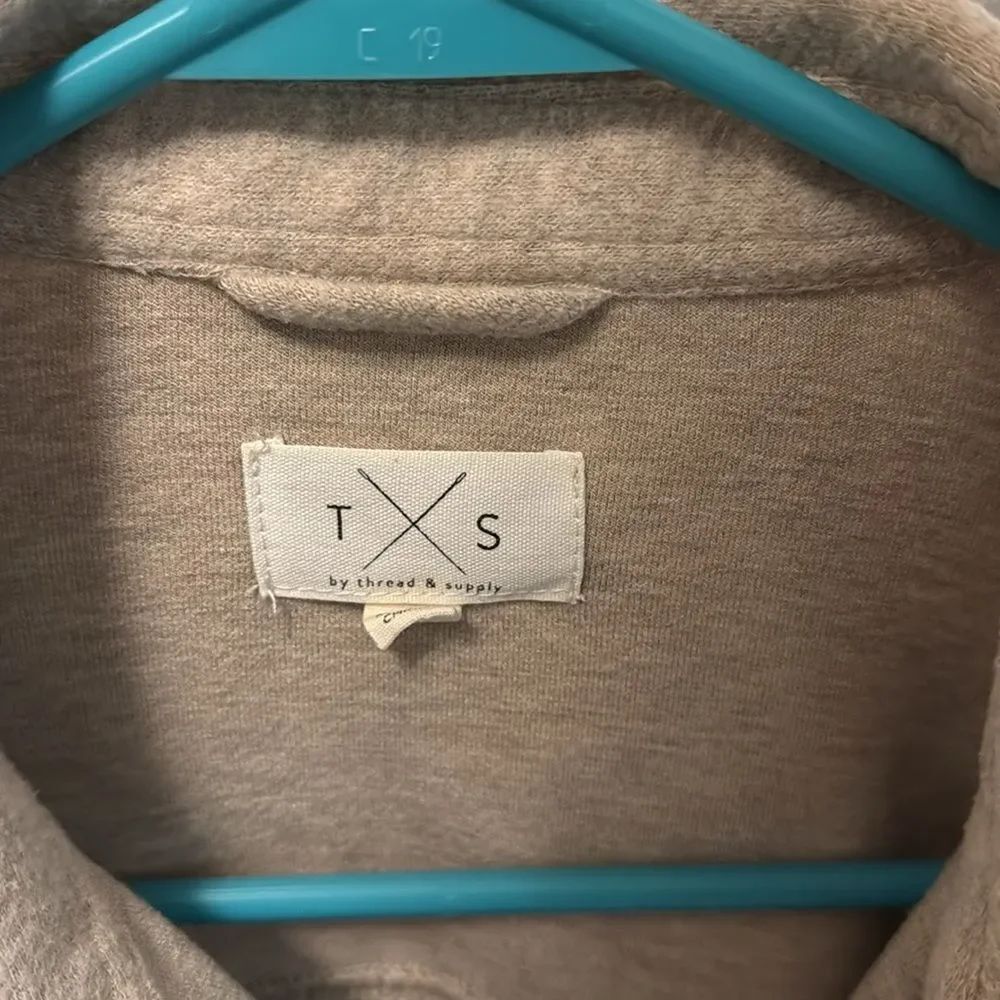 Beige Shacket  - Picture 2 of 6